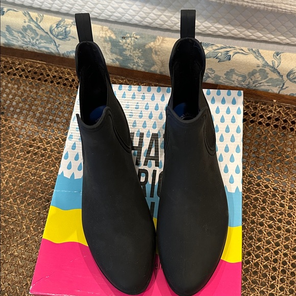 Jeffrey Campbell Forecast Black Matte Rain Boots - Picture 2 of 4